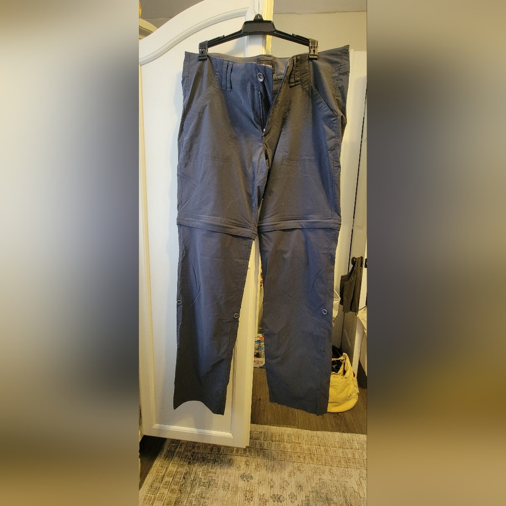 Marmot Charcoal Cargo Pants with 2-way Convertible Leg